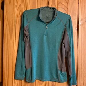 Llbean 1/4 zip top